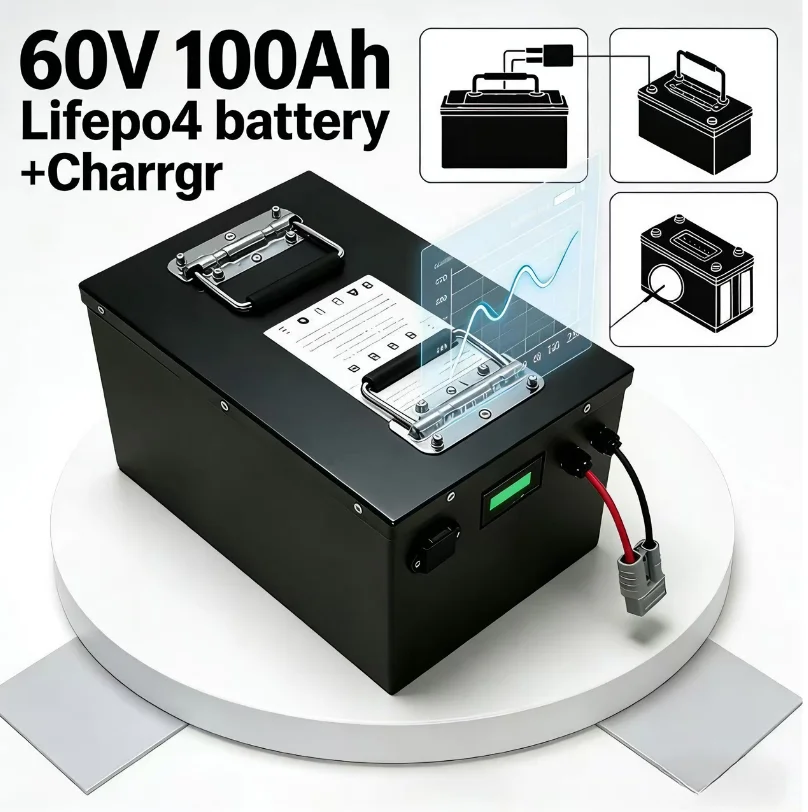 72V 40Ah Lifepo4 Battery Pack - Batteria LiFePO4 60V 100Ah/120Ah/150Ah/200Ah | BMS