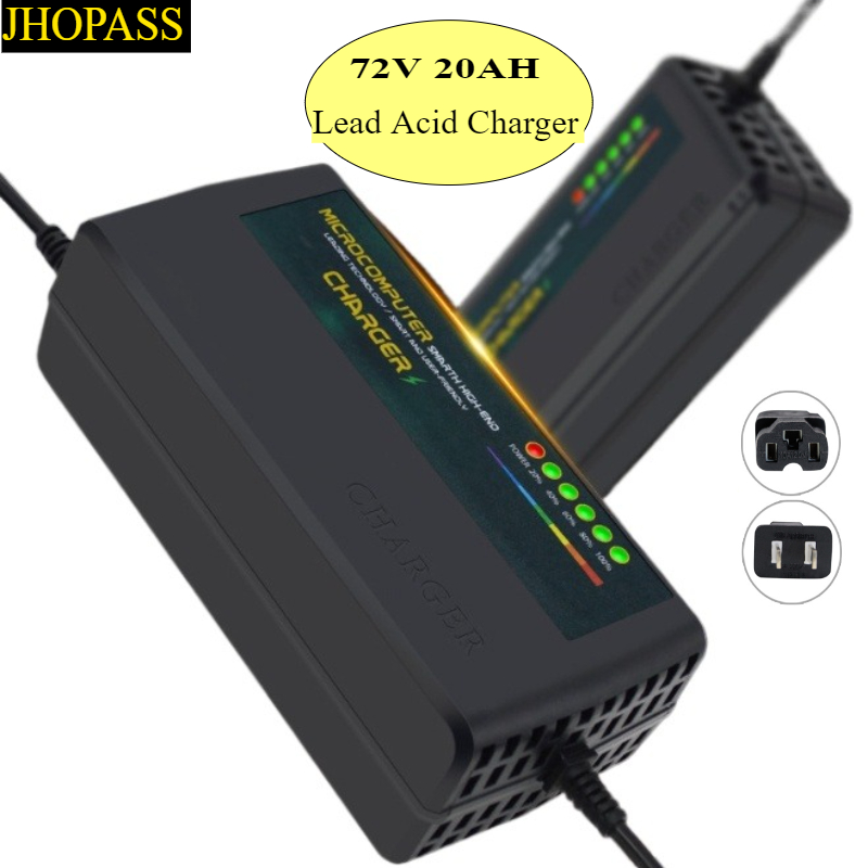 84V 20A Smart Charger - Caricabatterie intelligente 72V 20AH con display