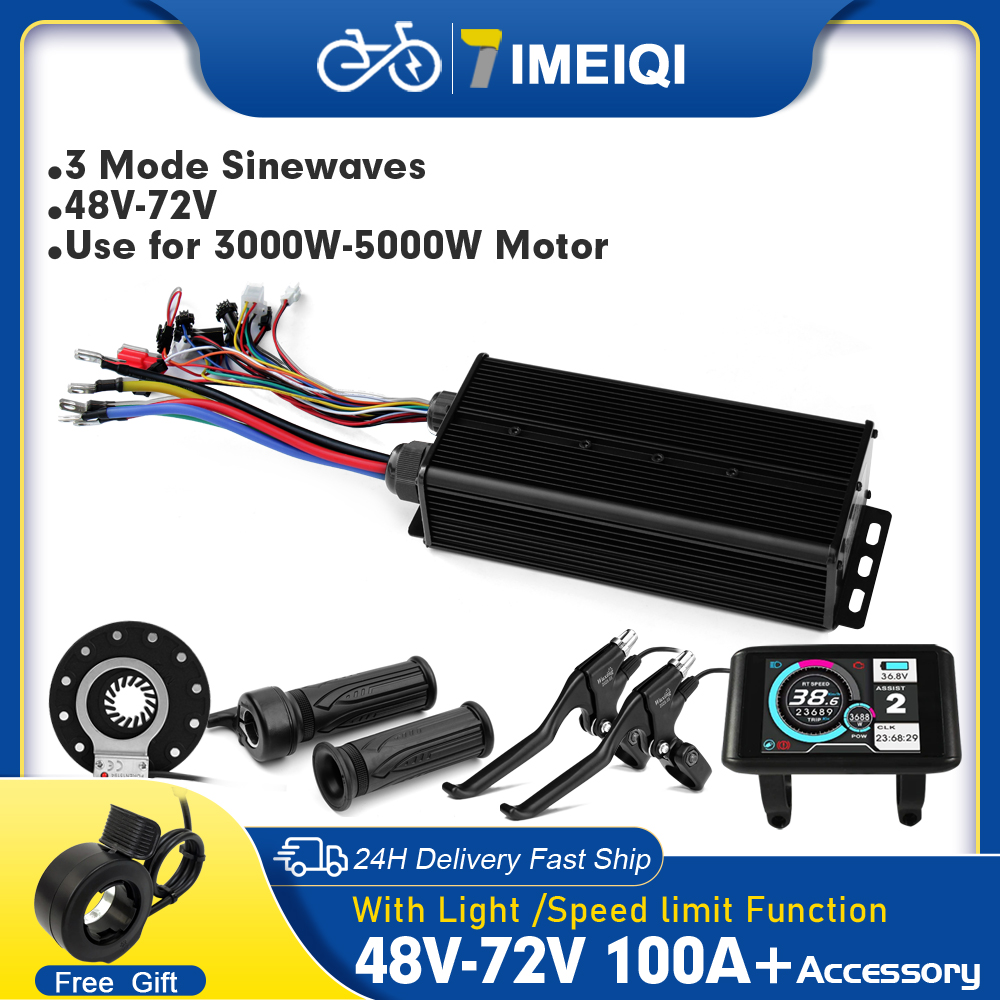 72V 100A Sabvoton Controller - Controller onda sinusoidale Ebike 100A tre