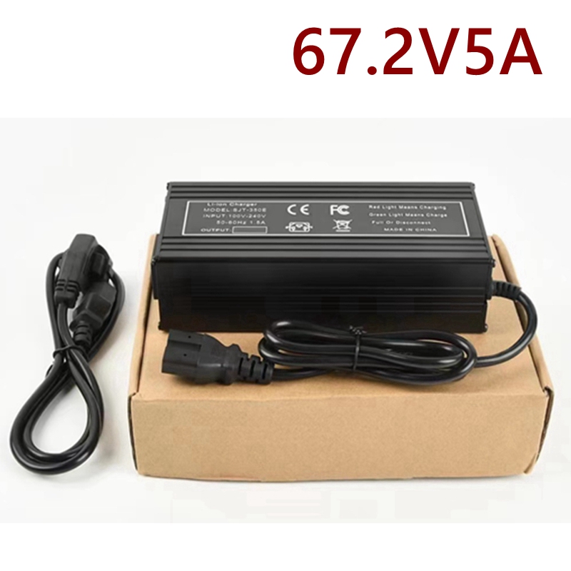 84V 20A Smart Charger - Caricabatterie rapido 60V caricabatterie 67.2V/5A per